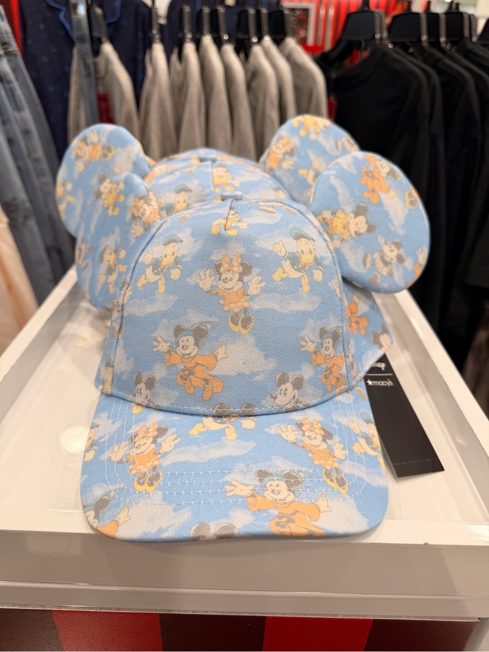Exclusive Disney Mickey Mouse Character Ear Baseball Cap